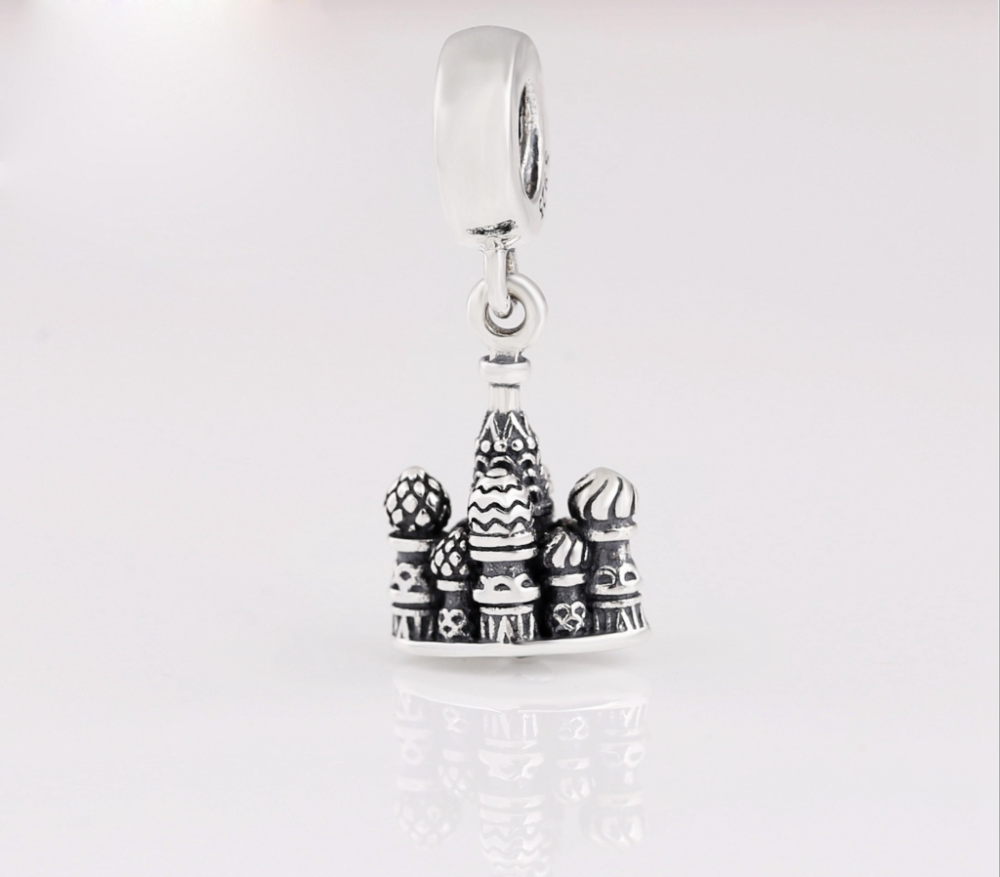 pandora ale 925 solid silver saint basil's cathedral pendant charm