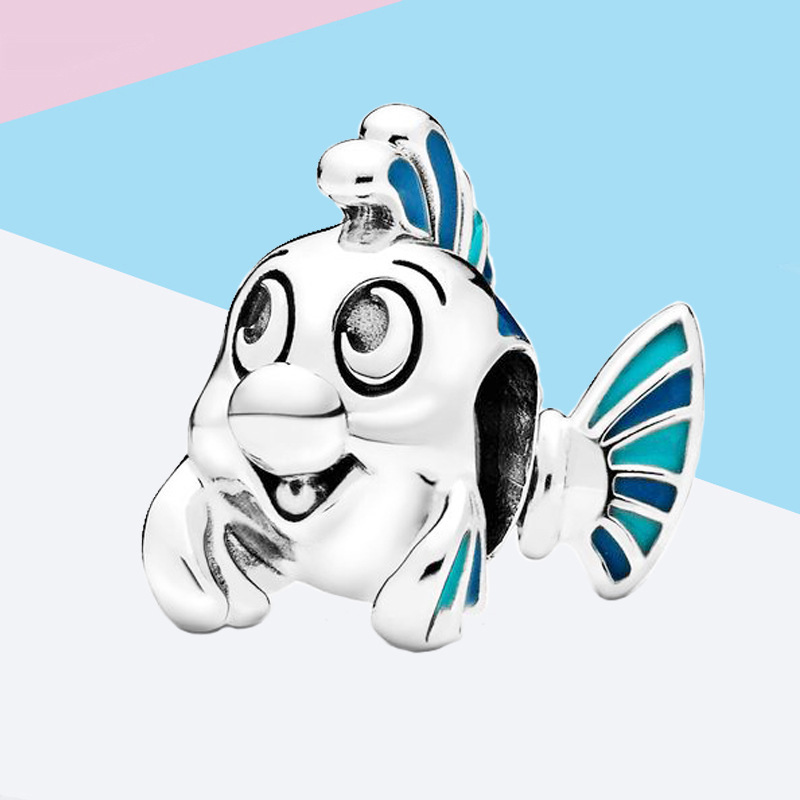 Pandora The Little Mermaid Flounder Charm