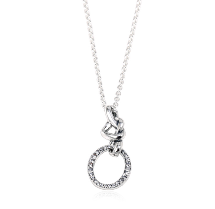 Pandora Knotted Heart Necklace 60cm