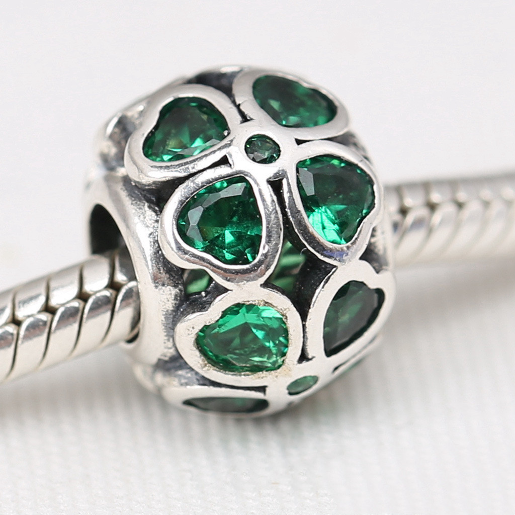 pandora green clover charm S925 ALE