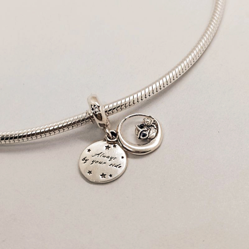 Pandora 'Always by your side OWL' Dangle Charm