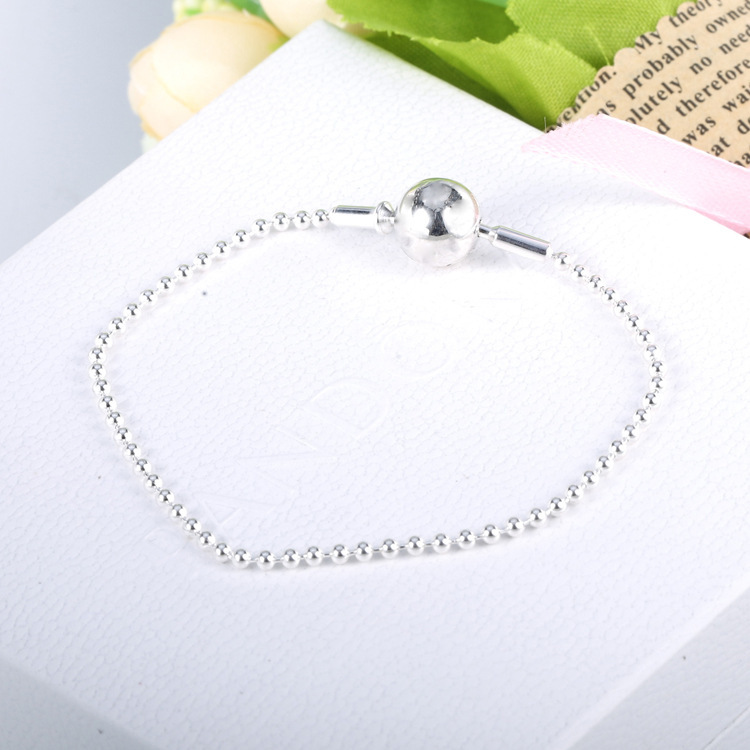 BNIB PANDORA Beaded ESSENCE/ME Bracelet Silver