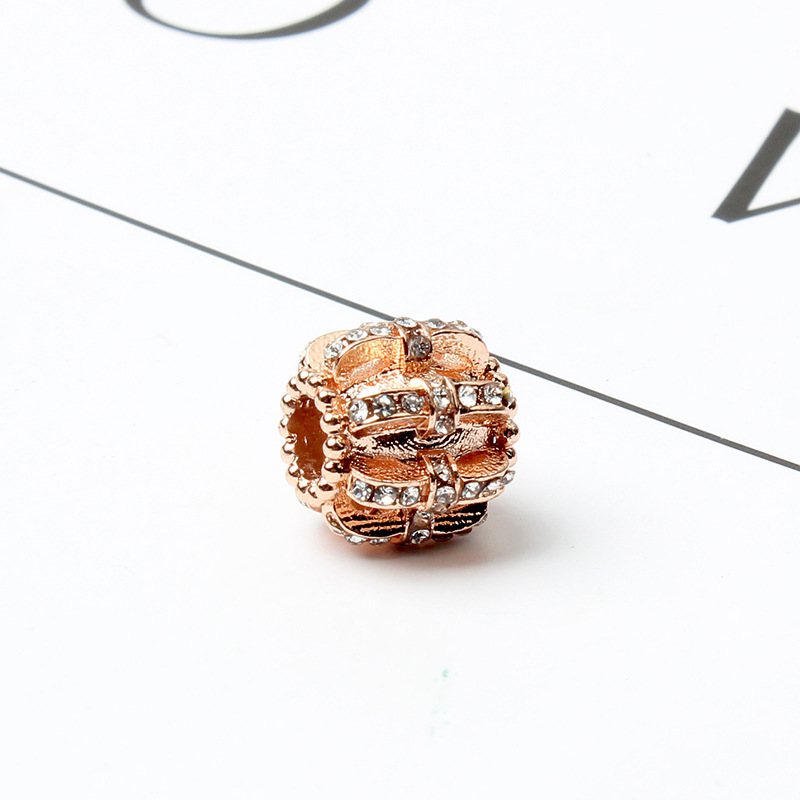 Pandora ALE S925 Rose Gold Shimmering Sentiments Charm