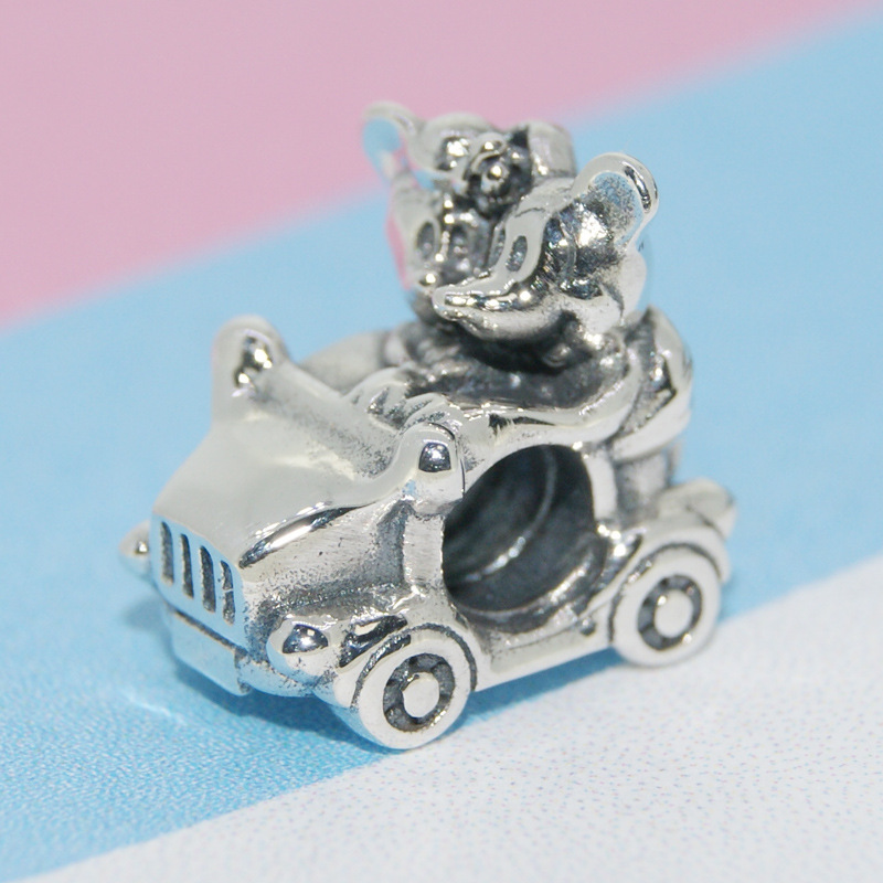 Pandora Silver Mickey & Minnie Vintage Car Charm S925 ALE Sale