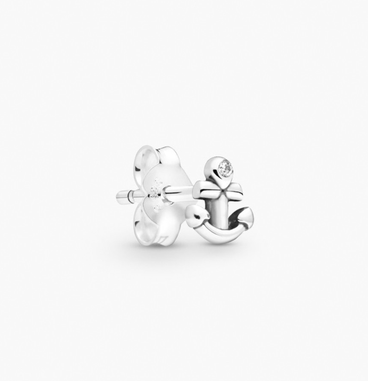 Pandora single earring, 925 sterling silver