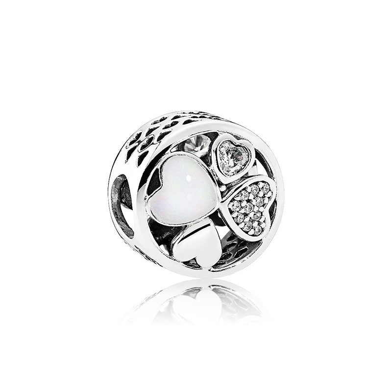 Hearts of Love charm S925 ALE SILVER with pouch Pandora