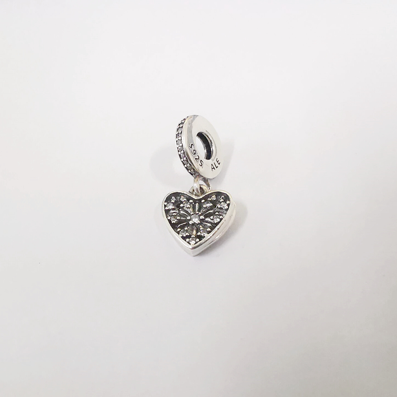 pandora you melt my heart charm sterling silver s925 ale cubic zirconia new