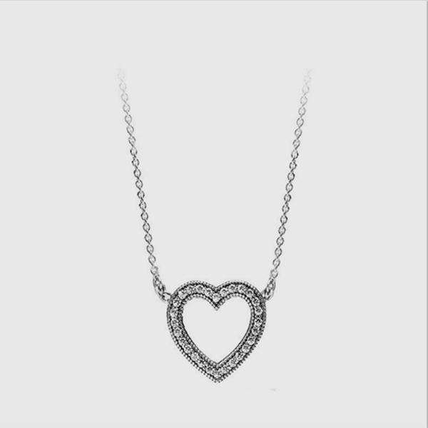 PANDORA LOVING HEARTS NECKLACE -45CM