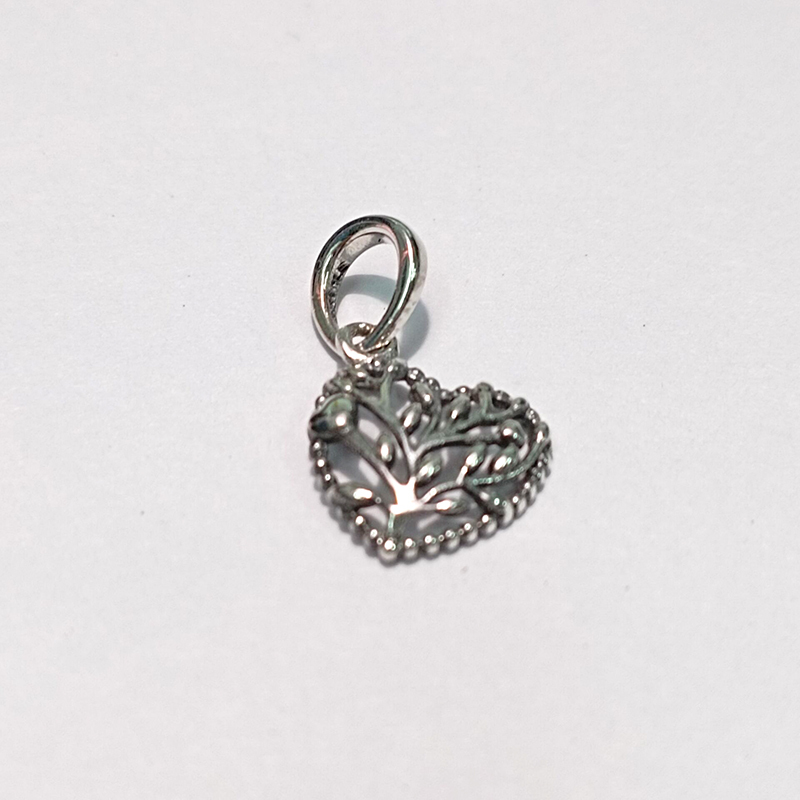 Pandora Flourishing Heart Charm Pendant