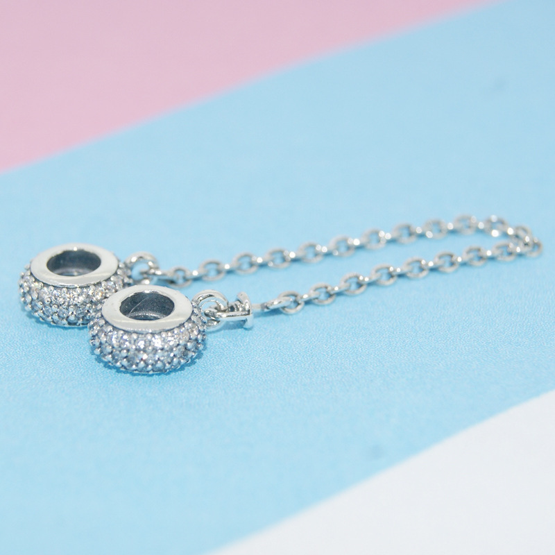 Pandora Silver Pavé Inspiration Safety Chain