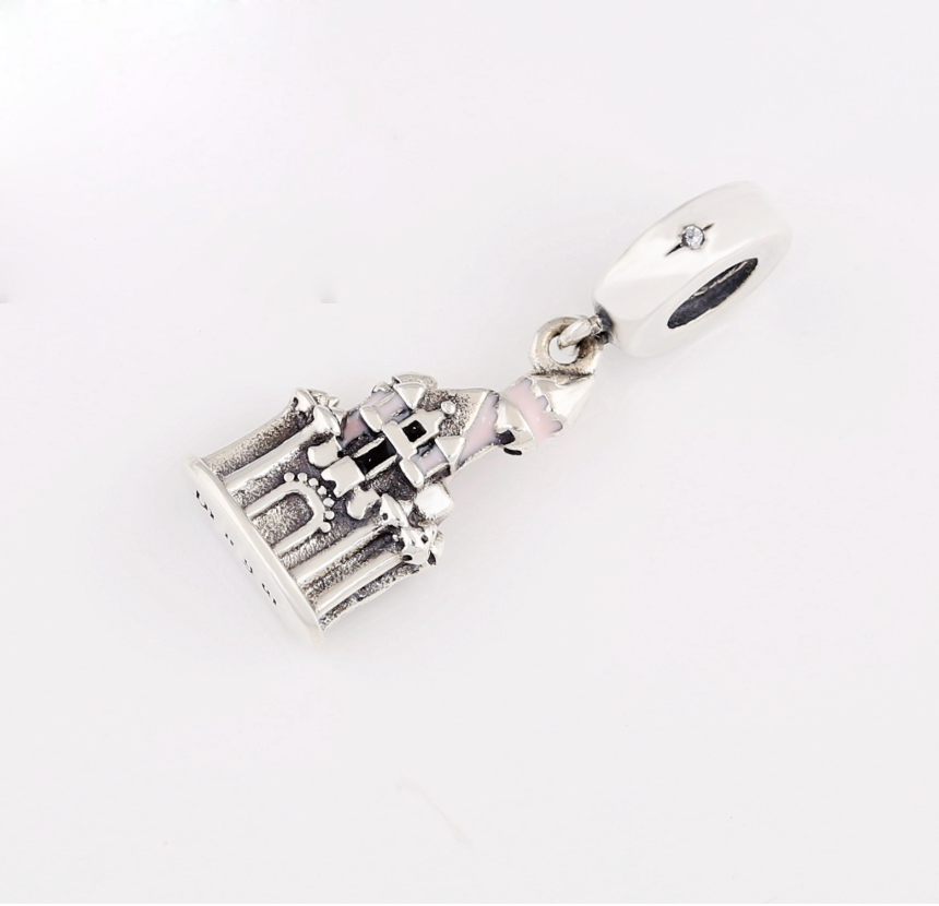 pandora ale 925 s925 ale pink sleeping beauty castle dangle charm