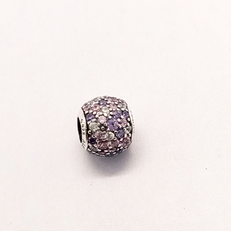 Pandora Pink Sparkles Pave Ball Charm