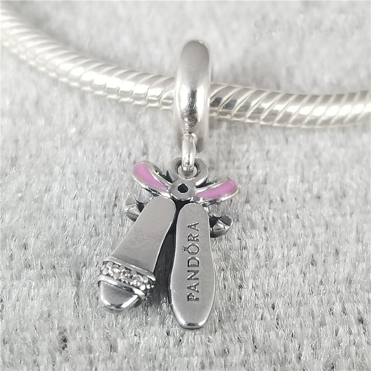 pandora pink ballerina shoes charm s925 ale