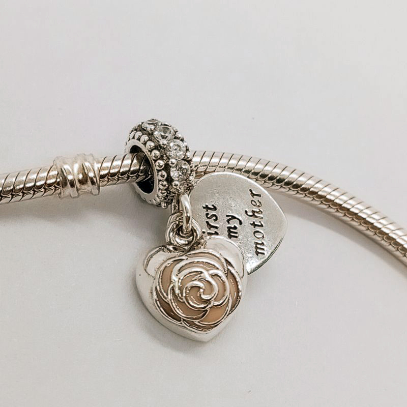 Pandora Mother's Rose Dangle Charm