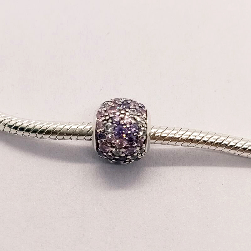 Pandora Pink Sparkles Pave Ball Charm