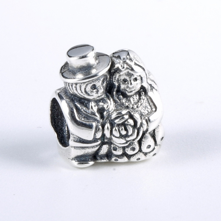 Pandora Bride and Groom Charm Sterling Silver ALE S925