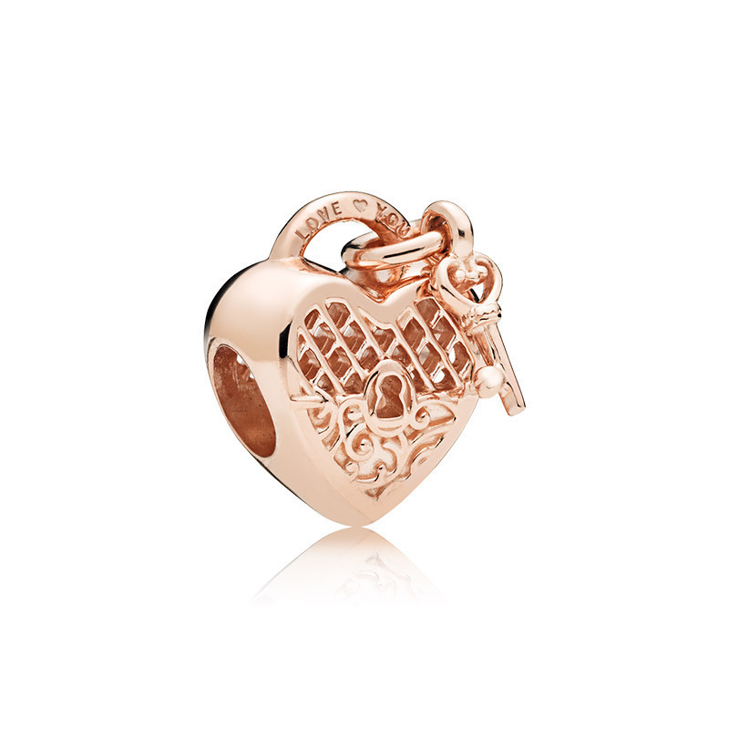 pandora 925 sterling silver ale rose gold bracelet charm bead ale