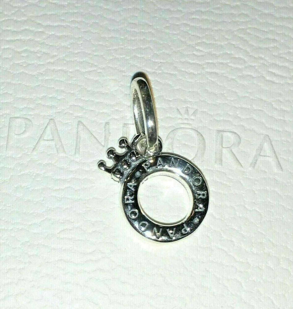 pandora signature open centre crown o pendant s925 ale