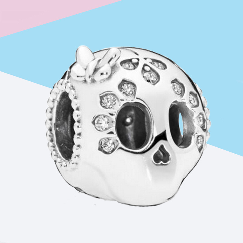 Pandora Sparkling Skull Charm ALE S925