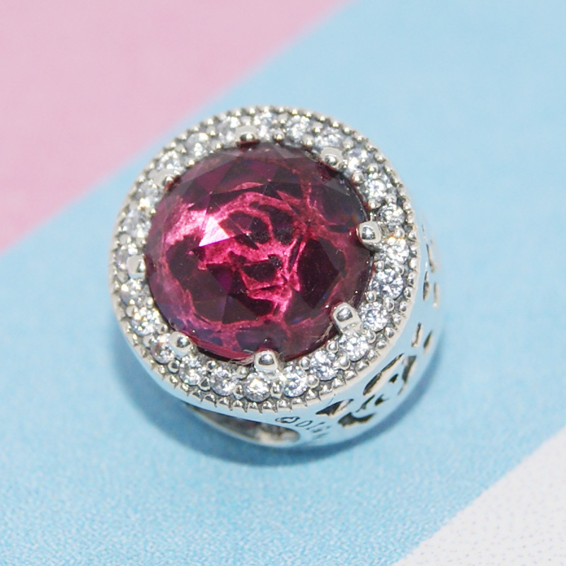 PANDORA Belle's Radiant Red Rose charm Silver S925 ALE