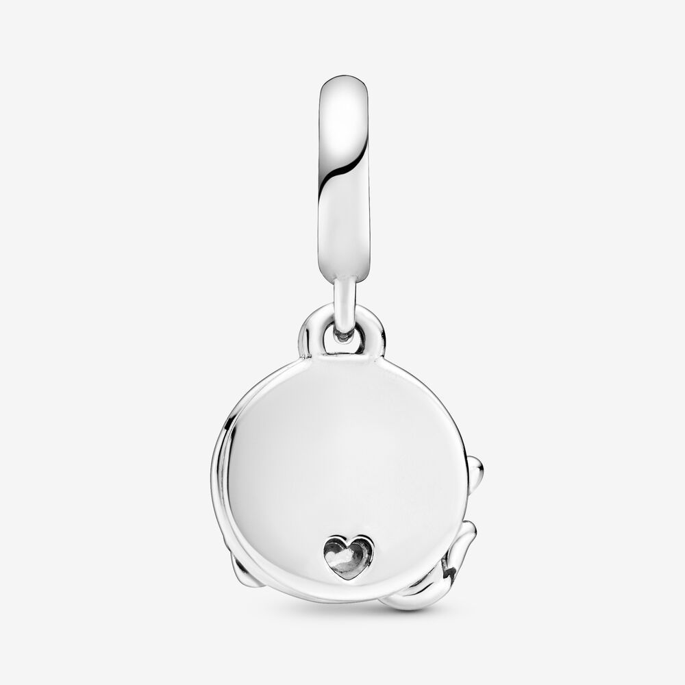 silver pandora bear, fox & squirrel dangle charm