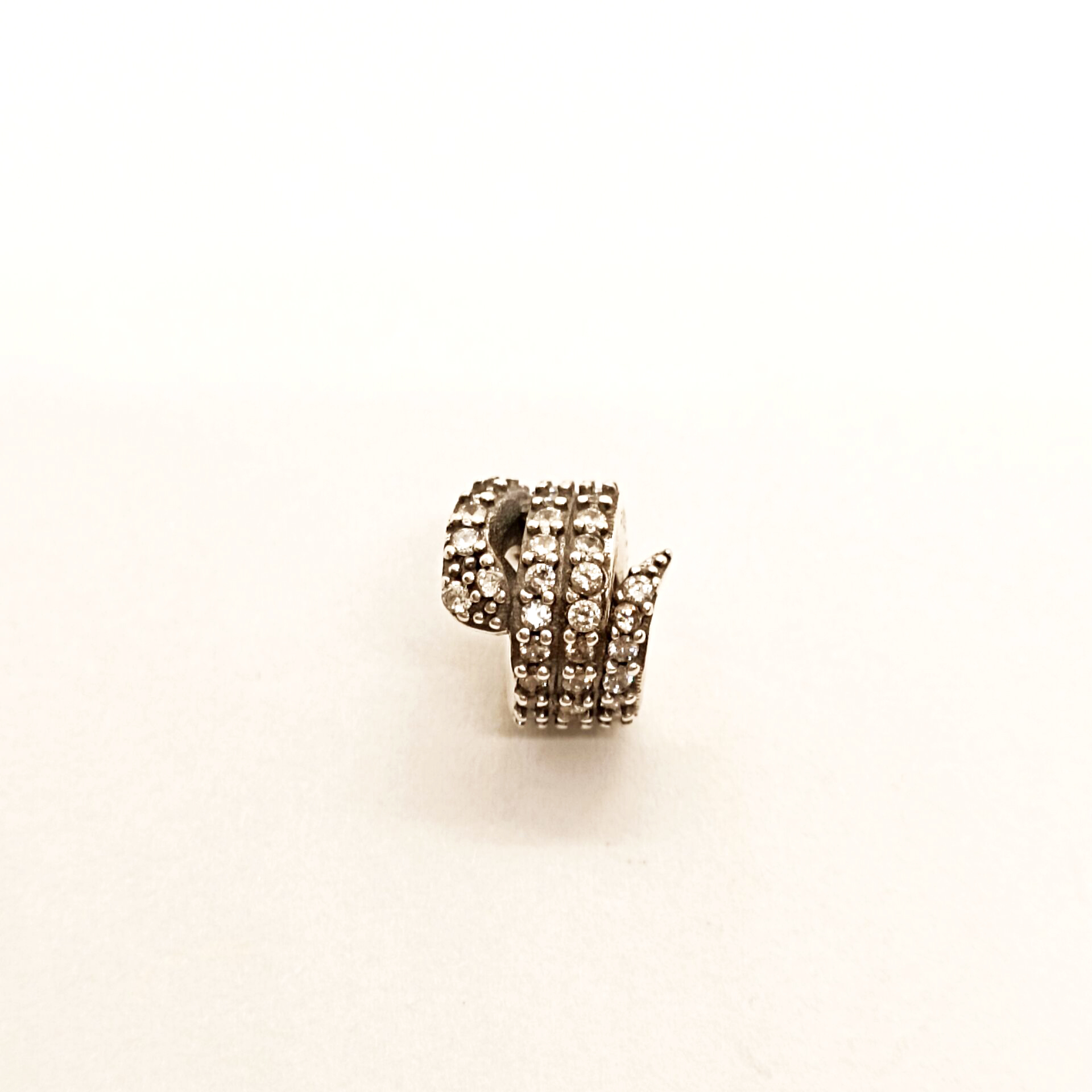 Sparkling Snake Pandora Charm Silver S925 ALE 