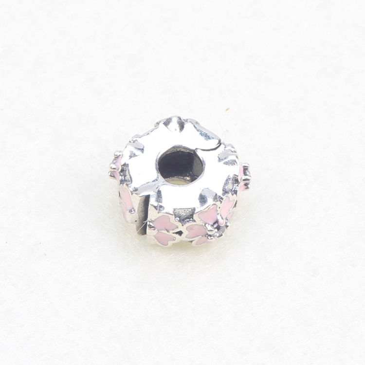 pandora pink primrose clip charm