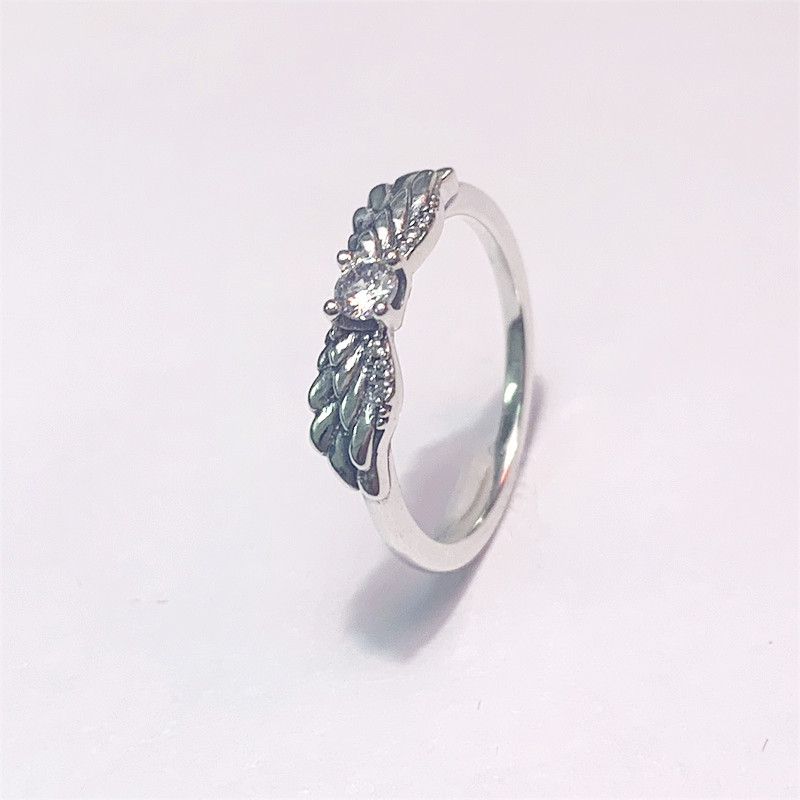 PANDORA SPARKLING ANGEL WINGS RING S925 ALE STERLING SILVER