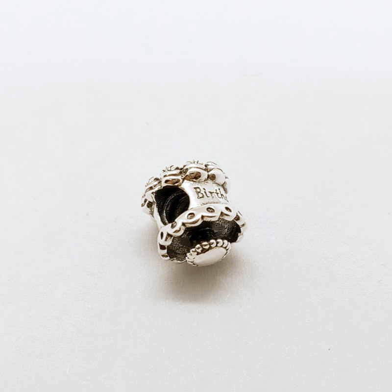 PANDORA SILVER Happy Birthday Celebration Cake CHARM S925 ALE