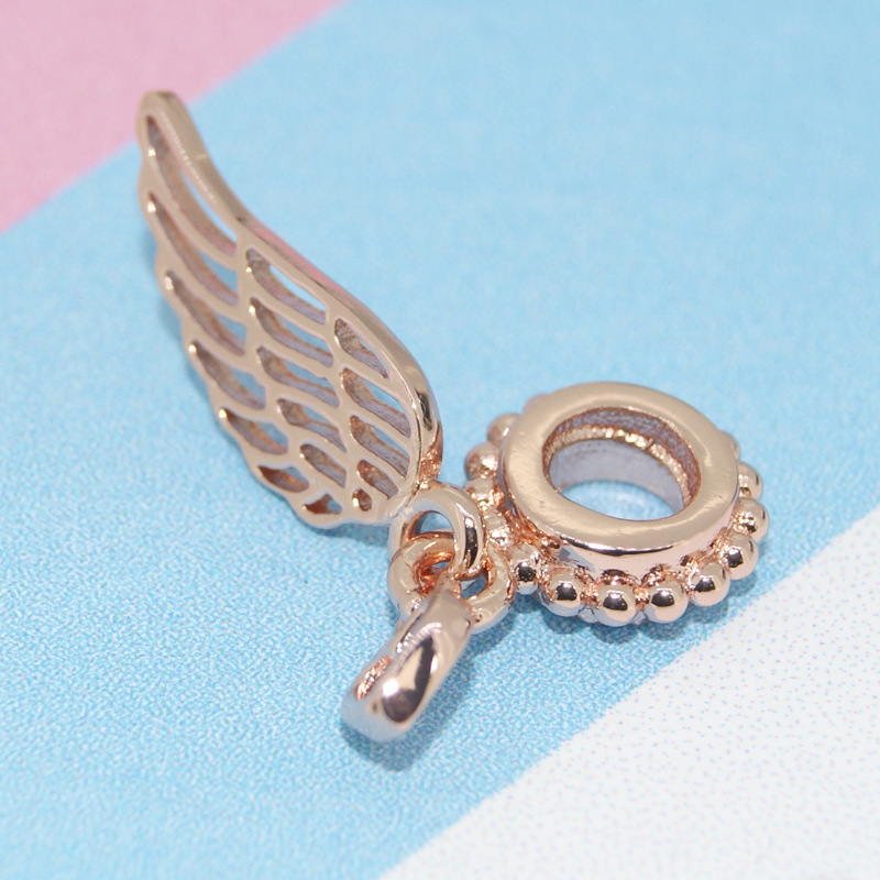 pandora 925 ale rose gold bracelet charm bead ale r met