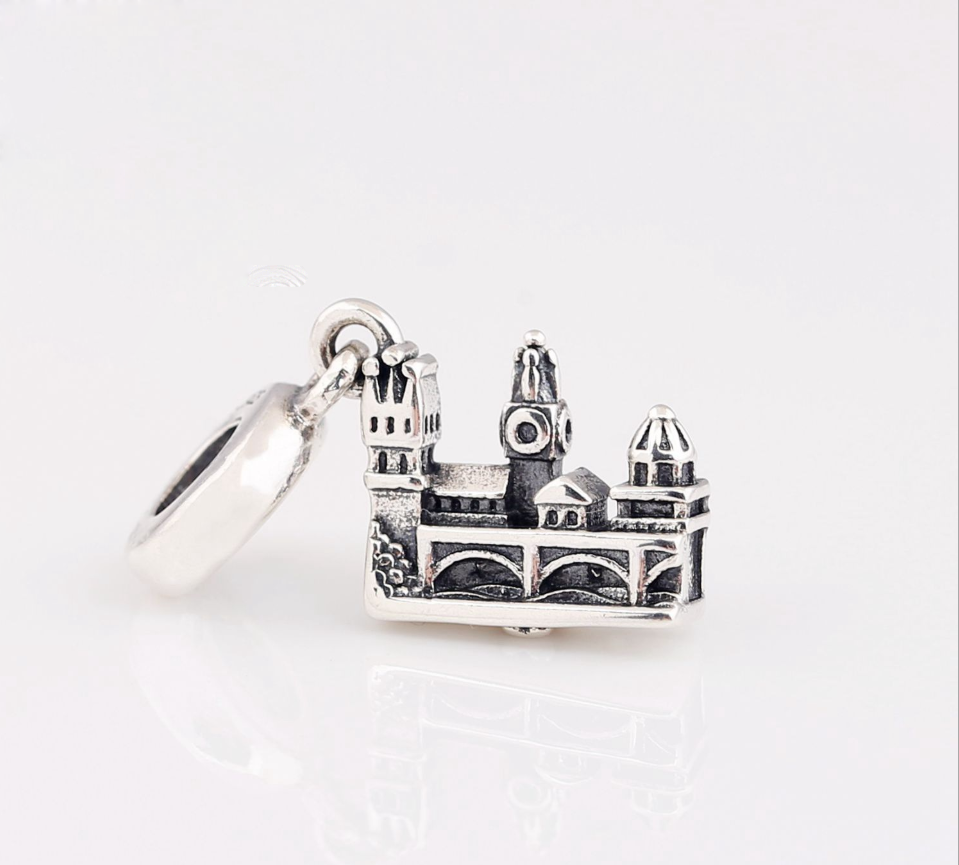 pandora ale 925 silver pendant charm charles bridge czech republic rrague