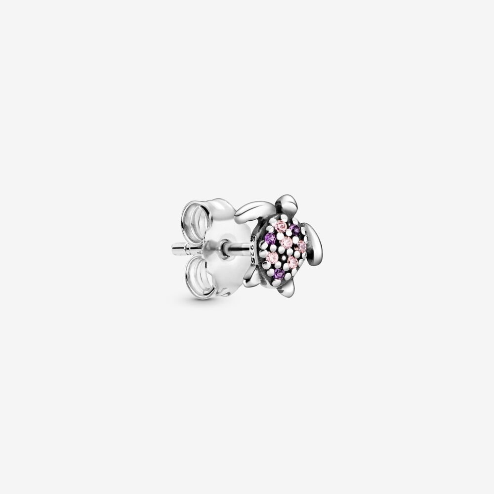 pandora one sea turtles earrings