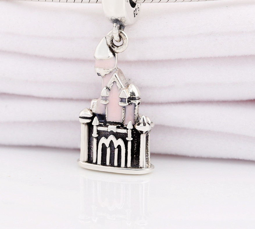 pandora ale 925 s925 ale pink sleeping beauty castle dangle charm