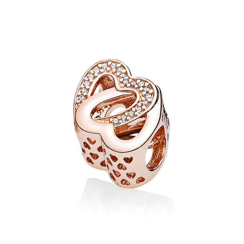 pandora 925 ale rose gold bracelet charm bead ale r met