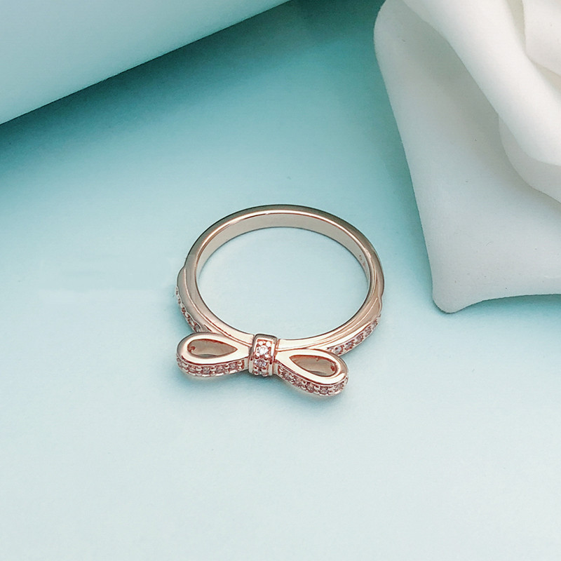 Pandora Sterling Silver Bow Ring