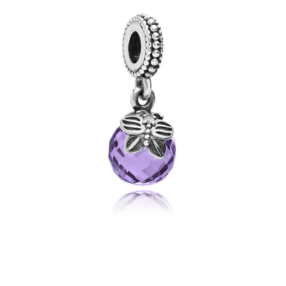 pandora purple morning butterfly dangle charm s925 ale