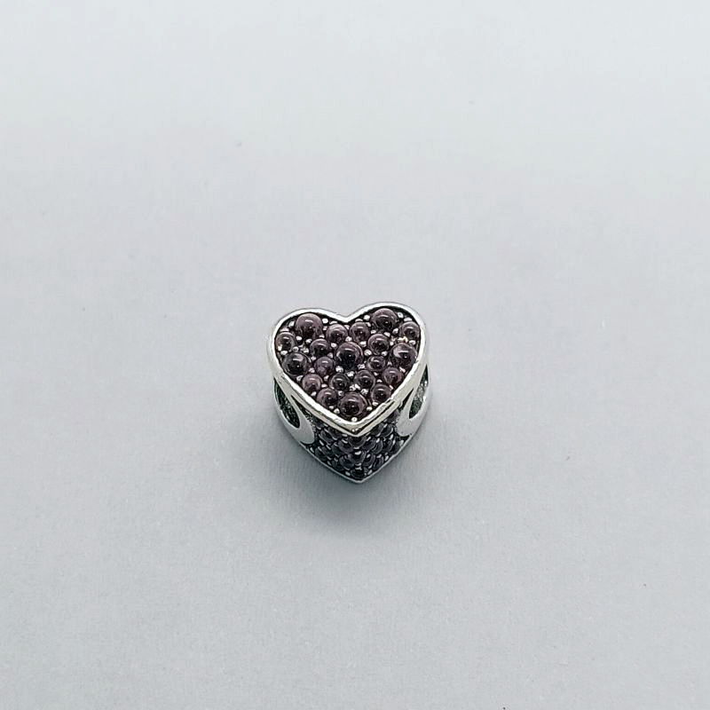 Pandora Pink Dazzling Heart S925 ALE Sterling Silver Charm