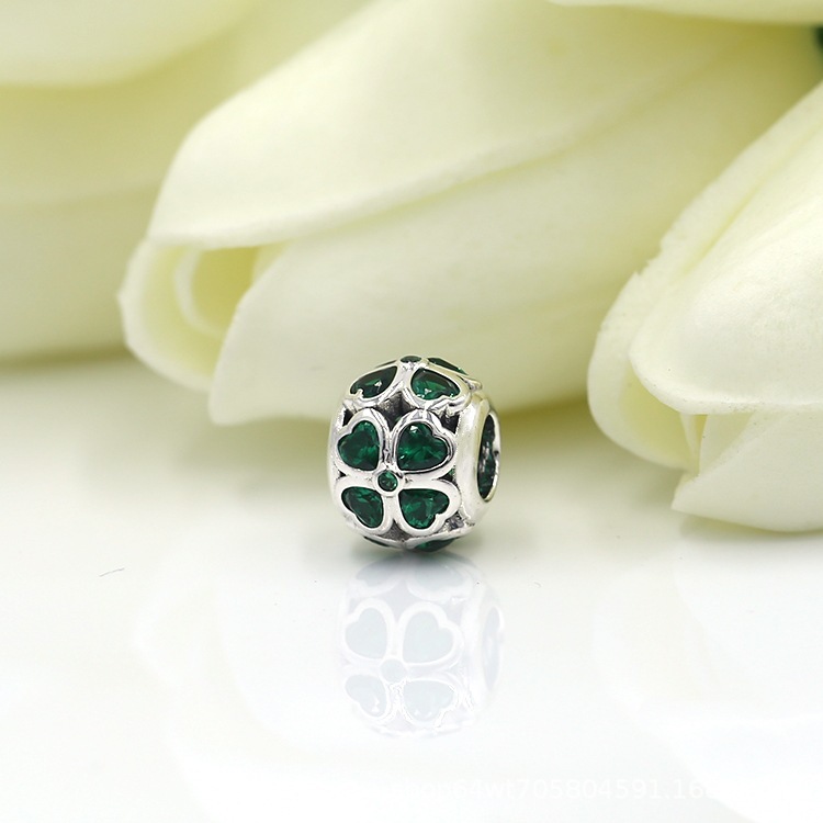 pandora green clover charm S925 ALE