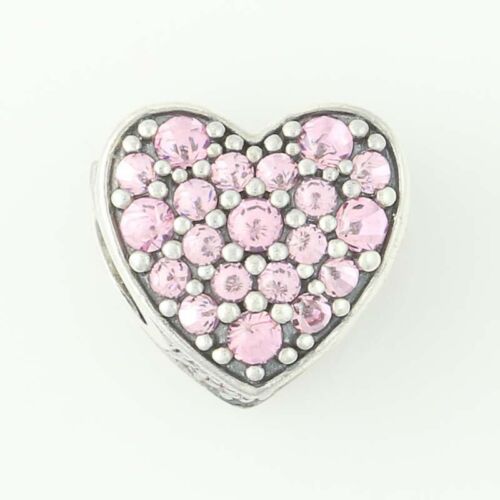 Pandora Pink Dazzling Heart S925 ALE Sterling Silver Charm
