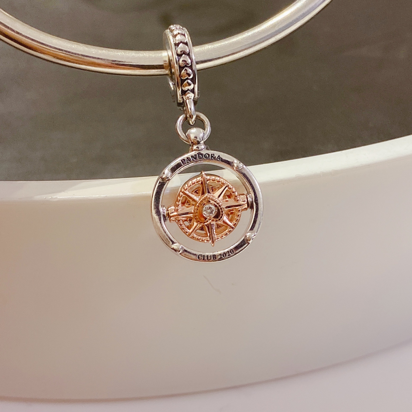 2020 Pandora Club Compass S925 Ale Charm