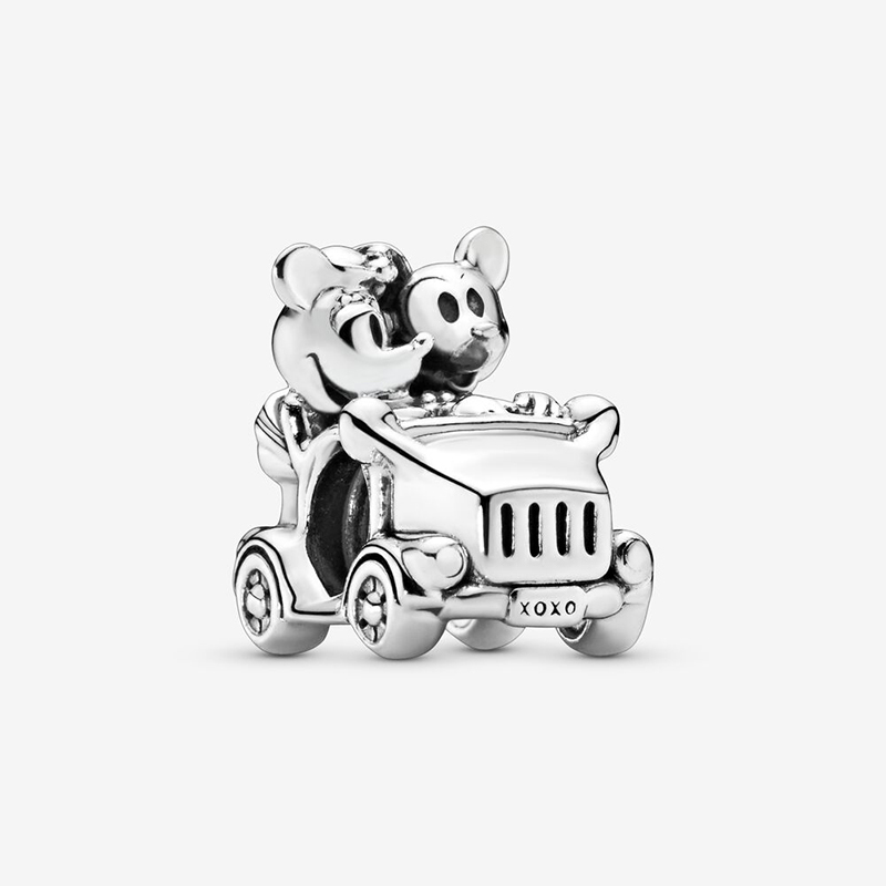 Pandora Silver Mickey & Minnie Vintage Car Charm S925 ALE Sale