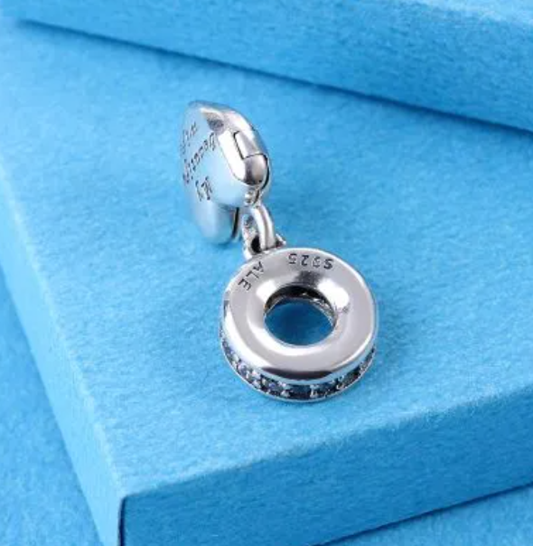 pandora silver my beautiful wife pendant dangle charm