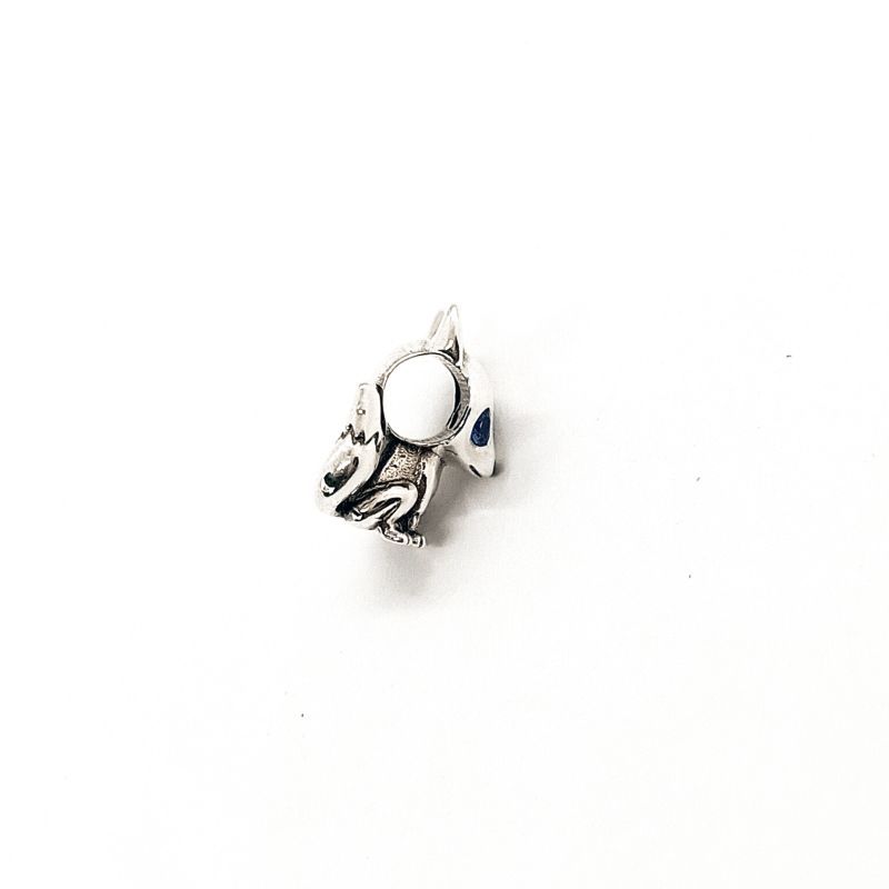 pandora blue-eyed fox charm pandora charm