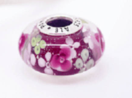 Pandora (Ale s925 ) Murano Flower garden charm