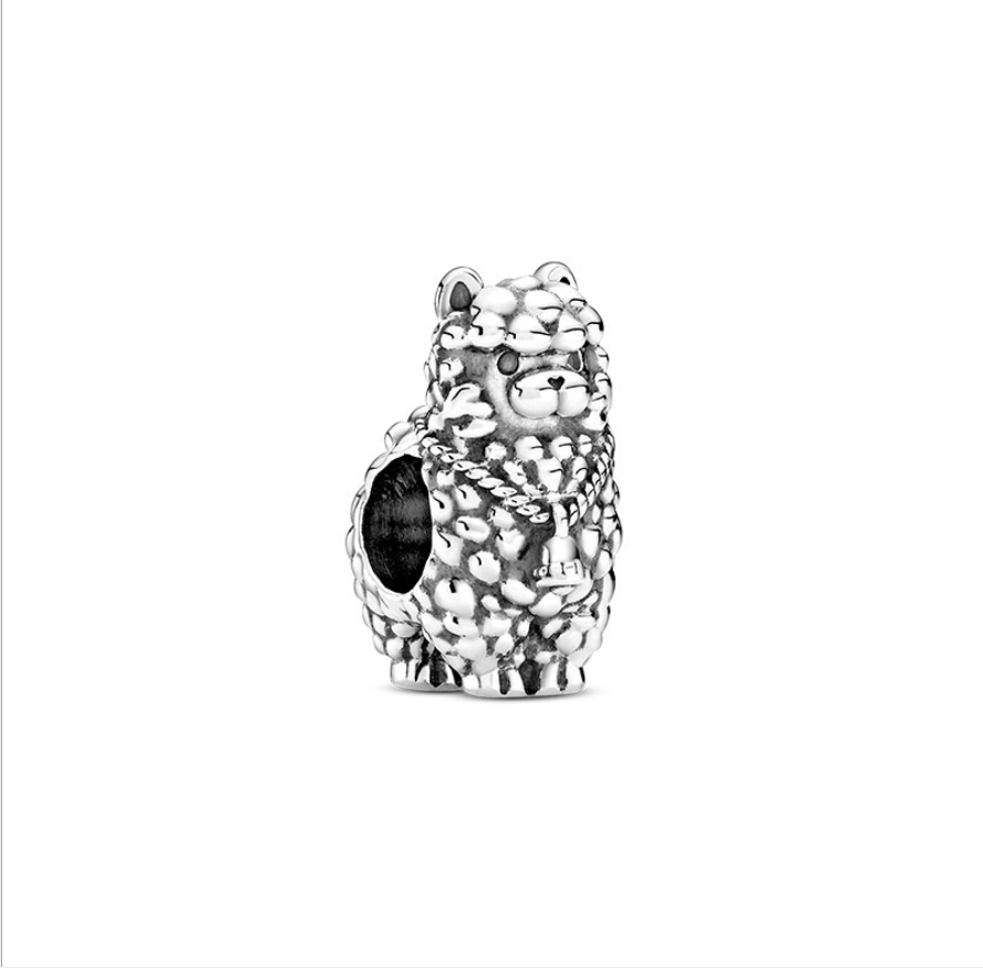 pandora charm sterling silver ale s925 fluffy llama
