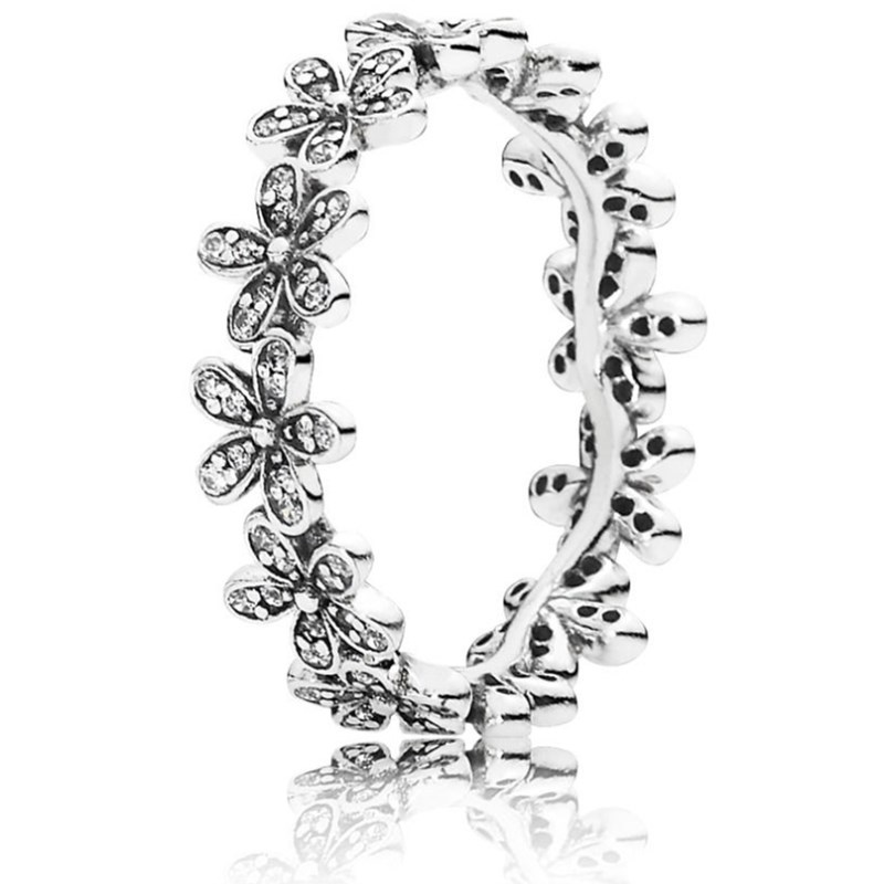 pandora dazzling daisy band ring