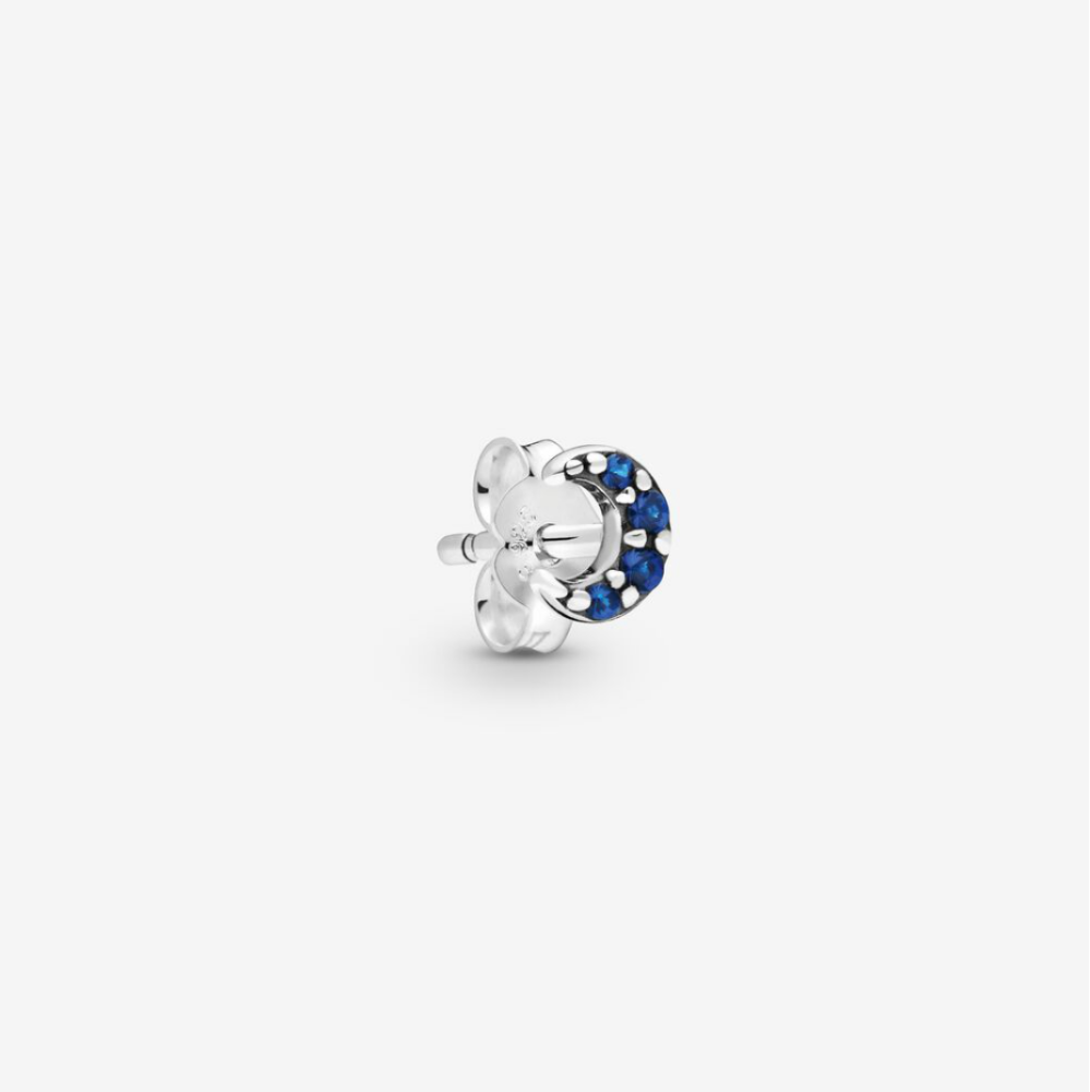 pandora one crescent moon earrings