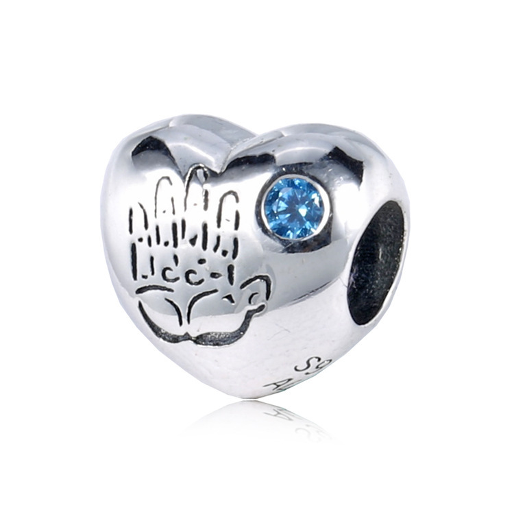 Pandora Baby Boy Girl Heart Charm S925 ALE