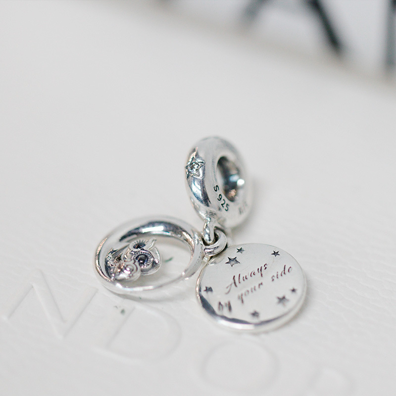 Pandora 'Always by your side OWL' Dangle Charm