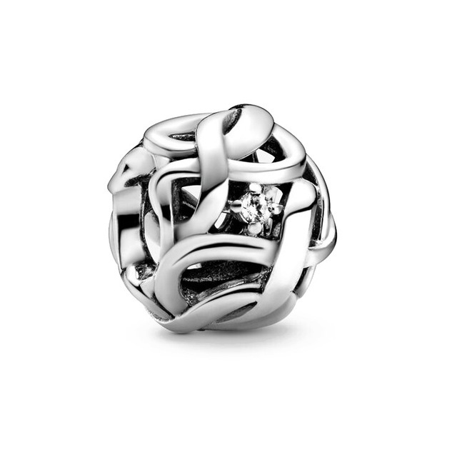 pandora rose gold ale r openwork woven infinity charm